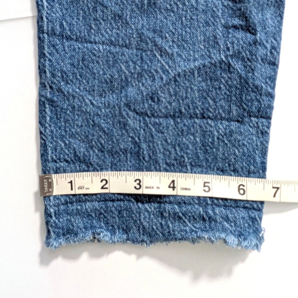 Good American Good Classic Jeans Cotton Lyocell Raw Hem Size 8/29 GCRH086TFT - Picture 9 of 10